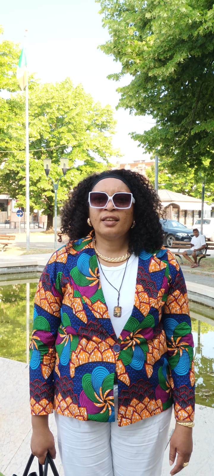Multicolor Ankara Suit